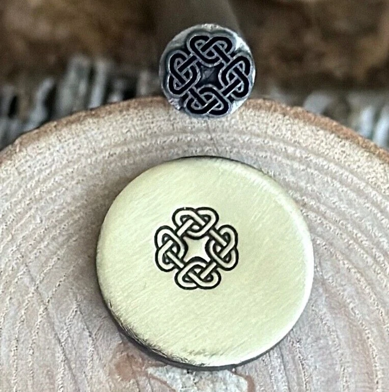 CELTIC KNOT Metal Steel Stamp Marking Metal  Celtic Shield Impact Punch Stamp - Image 1 of 1