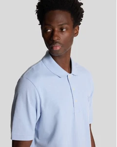 LYLE & SCOTT TONAL POLO SHIRT/BRUNNERA BLUE - XL DHL NEXT DAY - Picture 1 of 3