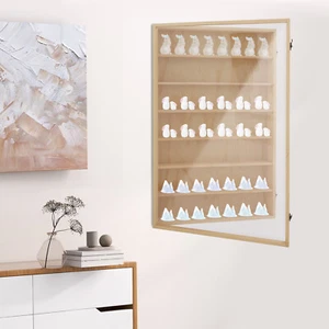 Wandvitrine aus Holz für Actionfiguren und Sammlerstücke - Bild 1 von 8