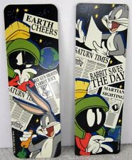 Set of Two Marvin the Martian and Bugs Bunny Bookmarks