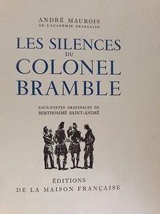 HAARIGER / MAUROISCHER KRIEG - Les Silences du Colonel Bramble, BERTHOMME SAINT-ANDRE - Bild 1 von 7