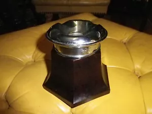 Bakelite Ashtray No Fume Vintage Made In England Bakelite With Crome Top - Bild 1 von 4
