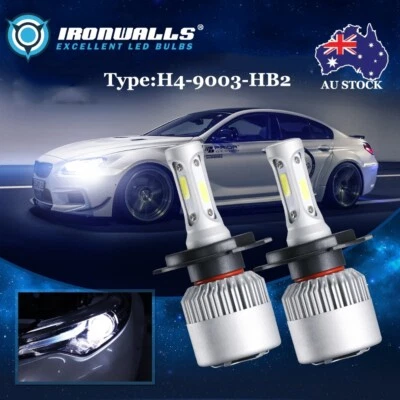 H4 9003 HB2 LED Headlight Bulb For Ford BA/BF/FG Falcon XR6 Turbo G6E Ute FPV F6 - image 1 of 4