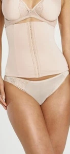 Neu mit Etikett Va Bien beige Taillenmieder vorne Haken Large Shapewear neu RTL $ 65 - Bild 1 von 2