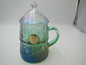 Taza de vidrio degradado Starbucks 2021 China en forma de árbol de Navidad 10 oz - Imagen 1 de 11