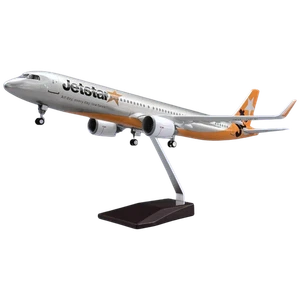 Extra Large Jetstar Airbus A321 NEO Aircraft Model Plane Toy Gift - 1/80 Scale - Picture 1 of 6