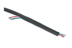 Round It Wire Tidy/Cable Wrap Black 3/8" (10mm) 6 Feet Long Kuryakyn 1991 - Picture 1 of 5