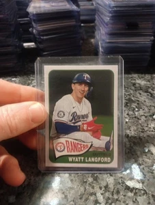 2025 Topps Heritage #H25-14 Wyatt Langford 25th Anniversary SP - Bild 1 von 2