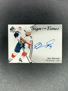 2021-22 SP Authentic Sign of the Times Sam Bennett Auto Florida Panthers - Bild 1 von 2
