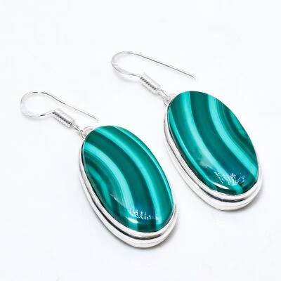 Orecchini gioielli fatti a mano in argento 925 con pietre preziose... - Immagine 1 di 4