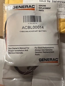 Número de pieza de batería Generac Cable Blackstart PN#: ACBL00014 - Imagen 1 de 1
