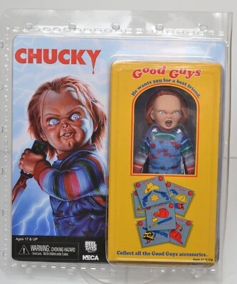 CHUCKY Good Guys RETRO CLOTH 5.5" Action Figure BRAND NEW SEALED NECA - Image 1 of 4