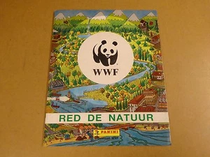 PANINI ALBUM KOMPLEET INCL ALLE STICKERS / WWF - RED DE NATUUR - Bild 1 von 7