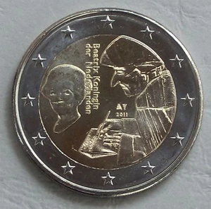 2 Euro Gedenkmünze Niederlande 2011 Erasmus von Rotterdam unz. - Bild 1 von 1