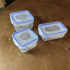 Airtight 6 piece Set Food Storage Container BPA Free Plastic - Picture 1 of 7