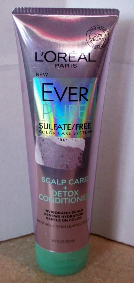 Loreal Paris Ever Pure Scalp Care + Detox conditioner, 8.5 Oz MENTHOL - Image 1 of 1