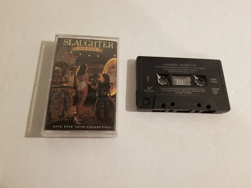 Slaughter - Stick It Live - Cassette Tape - Image 1 of 1