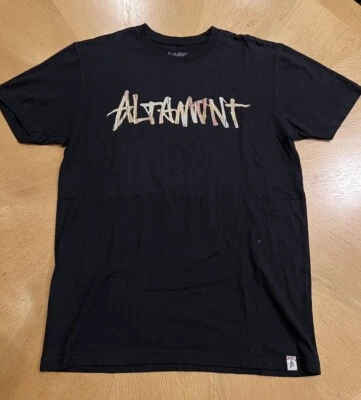 Altamont Brand Black T-Shirt Men's Size M Short Sleeves 100% Cotton - Logo Tee - Image 1 of 4