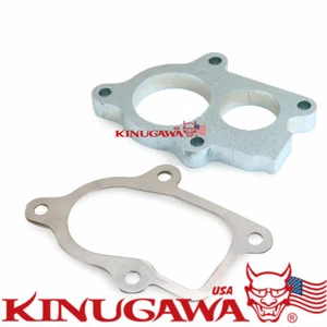 Turbo to Dump Flange + Gasket Mitsubishi TRUSTs GREDDYs TD04H TD04HL 15G 16T 19T - Picture 1 of 1