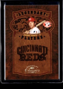 2005 Donruss Classics Legendary Players Johnny Bench /75 Gold Reds  - Picture 1 of 2