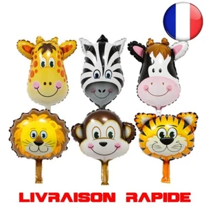 6 pcs/lot Mini tête animal Ballons gonflable air fête anniversaire enfant shower - Imagen 1 de 1
