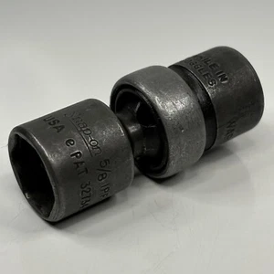 Snap On Tool IPF20 3/8” Drive 6 Pt SAE 5/8” Shallow Swivel Impact Socket USA VTG - Foto 1 di 8