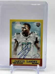 2014 Topps Rc Rookie Jarvis Landry Autograph Mini /150 - Picture 1 of 2