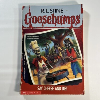 Goosebumps Say Cheese And Die! Paperback Book R.L. Stine Scholastic 1992 - Image 1 of 4