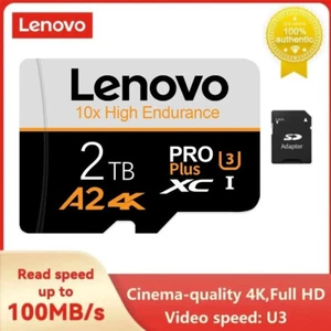 2TB Micro SDHC/SDXC memorey Card Class 10 UHS-I Ultra Fast with Free Adapter - Zdjęcie 1 z 11