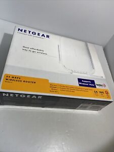 Netgear WGR614 54 Mbps 4-Port 10/100 Wireless-G Router (WGR614DLNA), Brand New