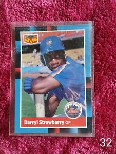 1987 Donruss Darryl Strawberry MVP Baseball Cards (Plus Bonus Topps And Donruss)
