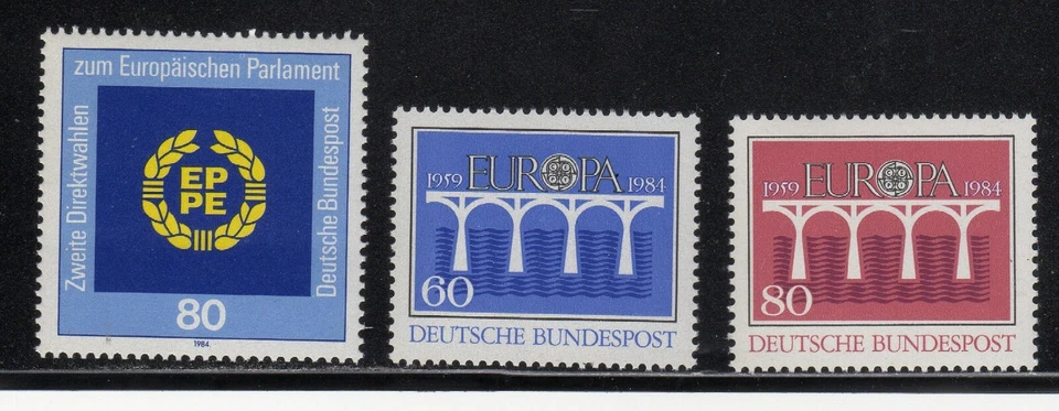 Germany 1984 SC# 1414-1416 - Second Election, Europa - 3 Stamps M-NH Lot # 96 - Image 1 of 1