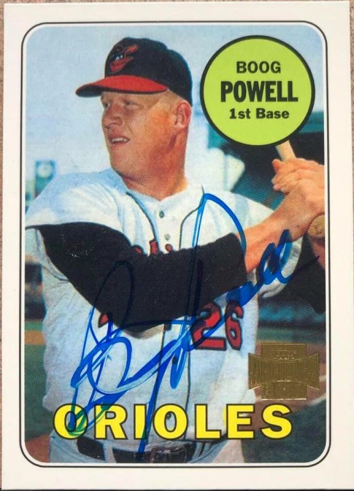 Boog Powell Autographed 2002 Topps Archives #112 - Imagem 1 de 1