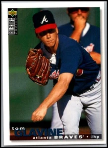 1995 UD Collector's Choice #165 Tom Glavine - HOF FREE SHIPPING! - Picture 1 of 2