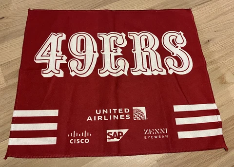 San Francisco Forty Niners 49ers Rally Towel, 1/22/2023 Playoffs SGA, NEW Cover
