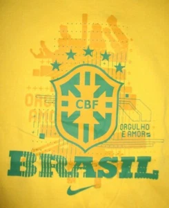 Nike CBF RONALDO de ASSIS MOREIRA Nº Camiseta Jersey 10 BRASIL (LG) - Imagen 1 de 4