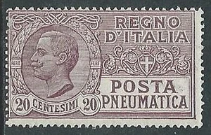 1925 REGNO POSTA PNEUMATICA EFFIGIE 20 CENT MNH ** - Y050 - Picture 1 of 1