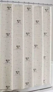 Ellen DeGeneres Puppy Love Shower Curtain Dog 70" x 72" ,  100% Cotton - Picture 1 of 5