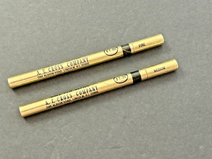 AT Cross Company BlackmBall Point Pen Minen Fine Point Gold Tubes Vintage NOS - Bild 1 von 3