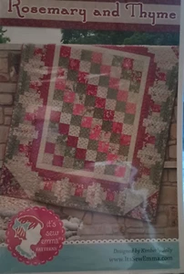 Rosemary and Thyme Quilt Pattern It's Sew Emma ISE 133 2012 60 x 72 - Picture 1 of 2