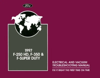 1997 Ford F250 HD F350 F-Super Duty Electrical Vacuum Troubleshooting Manual - Image 1 of 4