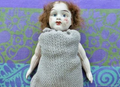 Poupée Miniature Ancienne à Collectionner Mignonetta France Antique Collectible  - Photo 1/4