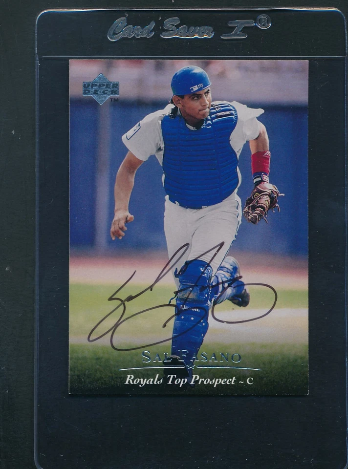 1995 Upper Deck #145 Sal Fasano Royals Signed Auto *D1277 - Image 1 of 1