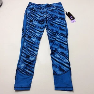 Abs Allen Schwartz Womens Blue Running Yoga Workout Athletic Leggings M MSRP $58 - Picture 1 of 10