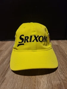 Srixon Z Star Golf Strapback Cap Tour Yellow Neon Dad Hat - Picture 1 of 7
