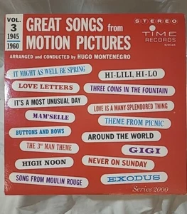 1945-1960 TIME Records Great Songs from Motion Pictures Vol 3 Series 2000 S/2046 - Picture 1 of 8