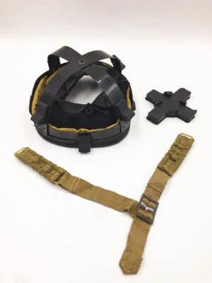 UK АРМИЯ MK2 ШЛЕМ ПОДКЛАДКА КОЖИ И ПОДБОРОДОК РЕМЕНЬ КОМПЛЕКТ - Изображение 1 из 4