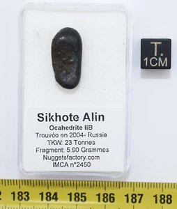 1 Meteorite Sikhote Alin - Ocahedrite Iib (Russia - 5.90 Gr - 012) - Picture 1 of 9