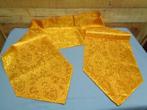12" x 72" Table Runner Yellow/Gold Color - Picture 1 of 3