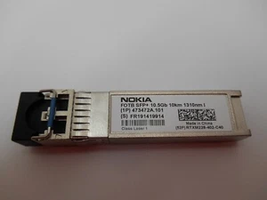 NOKIA FOTB 473472A.101 Optical SFP+ 10GBase-LR 1310nm SM RTXM228-402-C40 - Picture 1 of 3